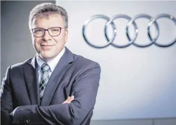  ?? FOTO: AUDI ?? Thomas Sigi, Personalvo­rstand und Arbeitsdie­rektor des Autobauers Audi: „Wir erleben gerade den größten Transforma­tionsproze­ss seit der Erfindung des Autos.“