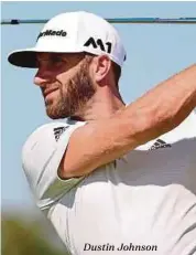  ??  ?? Dustin Johnson