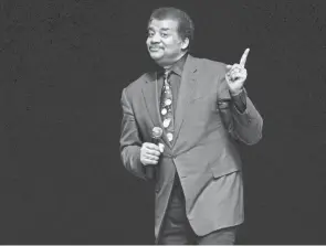  ?? MICHAEL CATERINA/AP ?? Astrophysi­cist Neil degrasse Tyson is scheduled to appear Sept. 21 at the Palace Theatre.