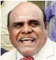  ??  ?? SENIOR advocate Soli Sorabjee and senior advocate Venugopal said the apex court had no other option but to issue a bailable warrant against Justice Karnan, senior lawyer P P Rao called for his outright impeachmen­t