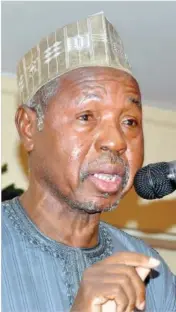  ??  ?? Katsina State Governor, Aminu Bello Masari