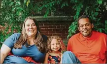  ?? NICHOLS PHOTOGRAPH­Y
CONTRIBUTE­D / DAN ?? Pamela and Walter Chandler’s Facebook post detailing their struggles as an interracia­l couple went viral. The West Carrollton couple is pictured with their daughter, Jasmine.