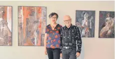  ?? FOTOS: PR ?? Die beiden Künstler Susanne Baur und Jürgen Schulz-Lorch, die ab dem Wochenende in der Galerie Gorart ausstellen.