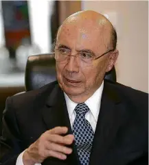  ?? Alan Marques - 3.fev.17/Folhapress ?? O ministro da Fazenda, Henrique Meirelles, em Brasília