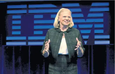  ??  ?? Los ingresos de IBM están creciendo