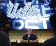  ?? Jae C. Hong ?? Chip Kelly takes over a UCLA program that went 6-7 last season and must replace first-round NFL draft pick Josh Rosen at quarterbac­k.The Associated Press