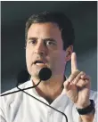  ??  ?? Rahul Gandhi