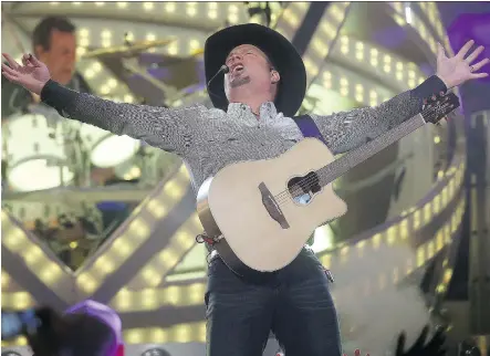  ?? TONY CALDWELL ?? Country singer Garth Brooks is touring again following Gunslinger, an album released at the end of last year that did respectabl­e business on the charts. He’s set to perform with Trisha Yearwood and Brett Kissel this weekend and next weekend at Rogers...