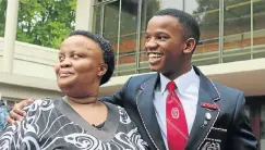  ?? Pictures: Jackie Clausen ?? Phoka Mchunu with his grandmothe­r, Noluthando Mokone.