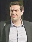  ??  ?? Alex Tsipras pediu uma reunião a cinco