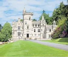  ??  ?? Kinnettles Castle, just outside Forfar.