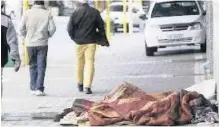  ??  ?? A SURVEY has found that most of Durban’s homeless were from Kwazulu-natal who came to the city to find work. Many homeless people could not afford the R50-R150 required at a shelter every night.