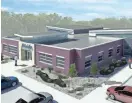  ?? SUBMITTED ?? BioLife plans to build this plasma donor center in the Germantown Parkway corridor.