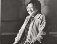  ?? Brant Ward/The Chronicle 1998 ?? Rose Pak, a political activist who worked years to get a subway extension for Chinatown, died in 2016.