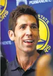  ?? Scott Strazzante / The Chronicle ?? Warriors general manager Bob Myers has only five players under contract for next season.