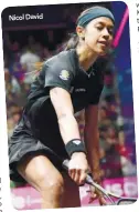  ??  ?? Nicol David