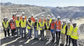  ?? CÓRDOBA ?? Visita a las instalacio­nes de Atalaya Riotinto, en Huelva.