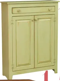  ??  ?? 1.
$814. Visit houzz.com.
2. Classic 226 pie safe with tin, $387. Visit swissvalle­yfurniture.com.
3. American primitive painted pie safe with punched tin panels, Visit 1stdibs.com.
4. Southern pine pie safe with tin doors,