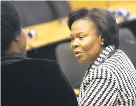  ?? Picture: Gallo Images ?? ADAMANT. Minister of Women in the Presidency Susan Shabangu says Grace Mugabe is not yet off the hook.
