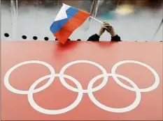  ?? David J. Phillip / Associated Press file ?? Russia's reintegrat­ion into sports threatens to create the biggest rift in the Olympic movement since the Cold War.