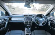  ??  ?? The interior of the Haval H2.