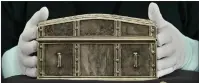  ?? ?? The rare French silver casket, believed to have belonged to Mary, Queen of Scots