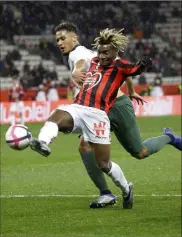  ?? JF Ottonello, F. Bouton) ?? Youri Tielemans (Monaco) et Allan Saint-Maximin (Nice), les hommes forts du derby.(Ph.