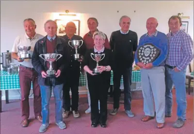  ??  ?? The L &amp; G league champions and federation trophy winners.