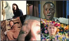  ?? Alamy/Paramount ?? The Shining, Get Out, Midsommar, The Blair Witch Project and Don’t Look Now. Composite: