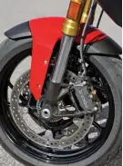  ??  ?? LEFT: Brembo braking hardware gets the job done