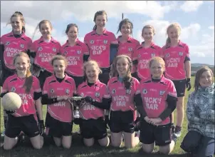  ??  ?? The Cumann na Mara girls U-14 team who competed at the Feile in Ballinakil­l.