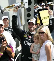  ?? Associated Press ?? Jimmie Johnson has won four times at Indianapol­is, most recently here in 2012. He won’t be able to go for a fifth title.