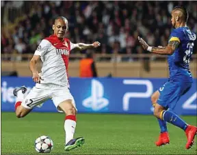  ??  ?? En 2015, Fabinho et les Monégasque­s avaient été éliminé par la Juventus.