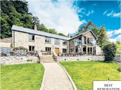  ??  ?? BEST RENOVATION
Self-builder George Bannister transforme­d two agricultur­al buildings in Somerset to create Otterhead House and a one-bedroom holiday let. He let the annexe to help finance the £310,000 build, doing the work almost entirely on a DIY basis.
