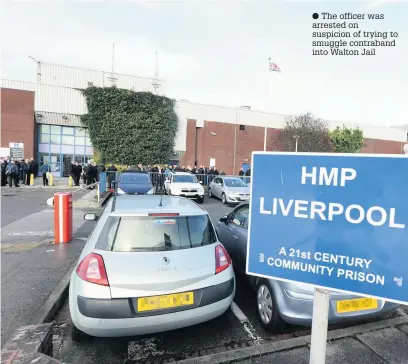  ??  ?? The officer was arrested on suspicion of trying to smuggle contraband into Walton Jail
