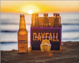  ?? STONE BREWING ?? Stone Brewing’s new Belgian white, Dayfall, is a wheat beer brewed with coriander and bergamot oranges.
