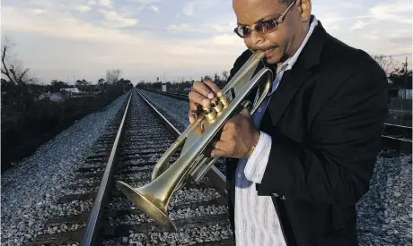  ??  ?? Terence Blanchard joins the E-Collective Tuesday for a plugged-in affair at First Baptist Church.