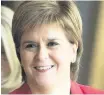  ??  ?? PROMISE Nicola Sturgeon