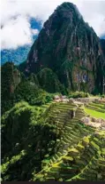  ??  ?? Machu Picchu (Perú), ciudad inca del siglo XV.
