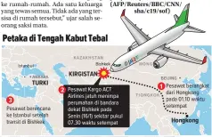  ?? ANDREW WILLY/JAWA POS ?? Sumber : FlightRada­r24