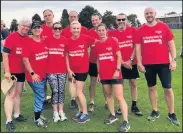  ??  ?? Shepshed Running Club members who took part in the first Garendon Gallop on Sunday.