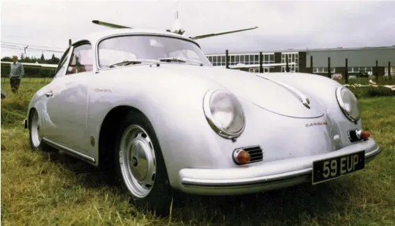  ??  ?? Above: The hard-used Carrera post-restoratio­n, looking a very different car to its early racing days