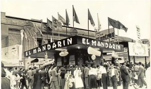  ?? ABC ?? Stand del Flan Chino Mandarín en las Ferias del Campo, en Madrid