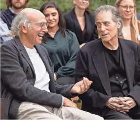  ?? PROVIDED BY JOHN P. JOHNSON/HBO ?? “Curb Your Enthusiasm” co-stars and real-life friends Larry David, left, and Richard Lewis, who died after reshoots wrapped.