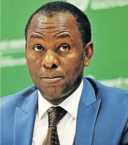  ?? / VELI NHLAPO ?? Mineral Resources Minister Mosebenzi Zwane backs shale gas developmen­t in the Karoo.