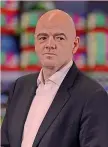  ??  ?? Il presidente Fifa Infantino EPA