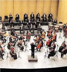  ?? FOTOS CORTESÍA SECRETARÍA DE CULTURA ?? Orquesta Filarmónic­a del Estado de Chihuahua.