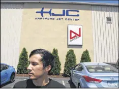  ??  ?? Arslan Mamiliyev, who is from Turkmenist­an, was training to become a commercial pilot at the American Flight Academy in Hartford, Conn. He and two other students are suing the school.