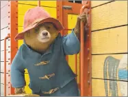  ?? Contribute­d photo ?? Paddington, voiced by Ben Whishaw, in a scene from “Paddington 2.”