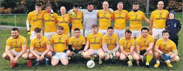  ?? ?? The Grange panel, defeated by Glanworth in the Div 2 Junior football tie 1-7 to 0-4. (Pic: P O’Dwyer)